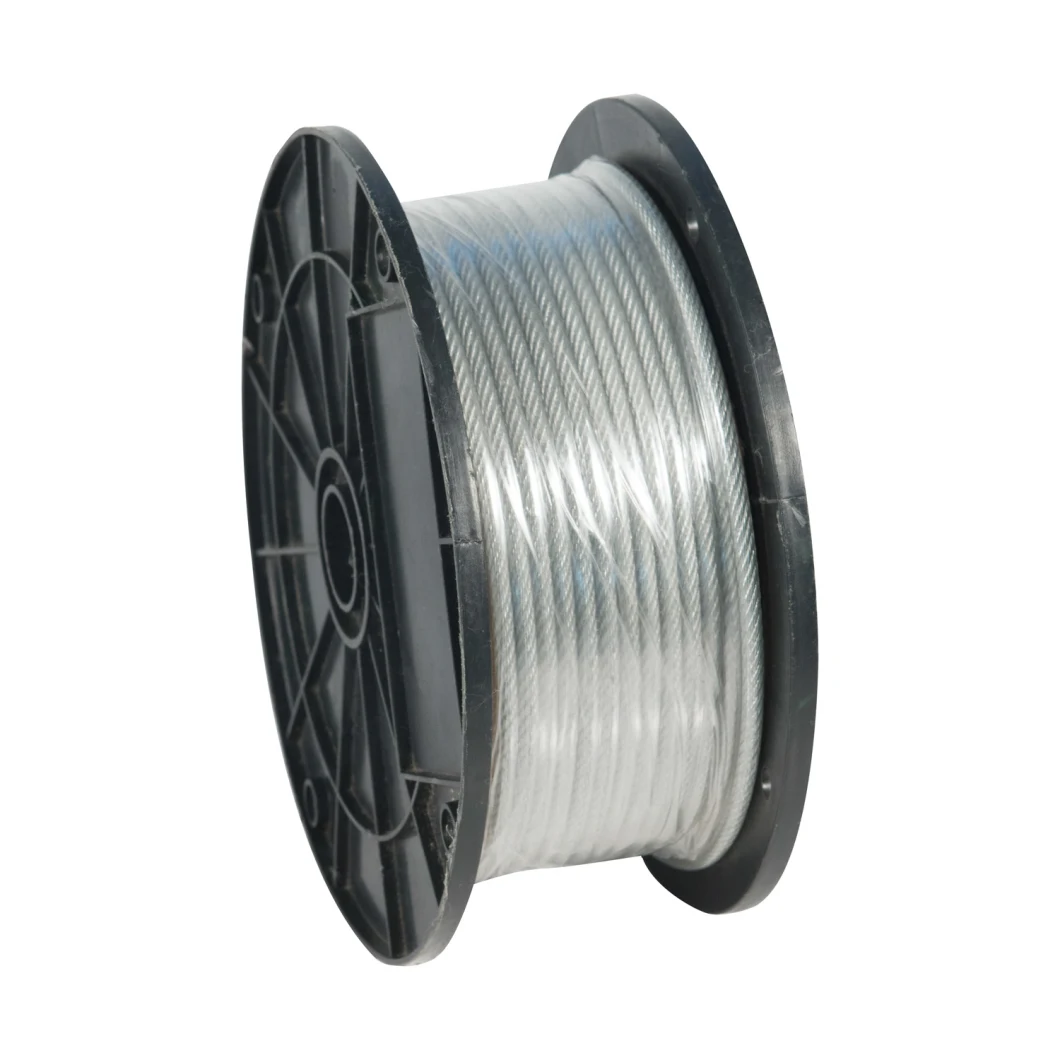 Best China Supplier Inox Cable 7X7 1/16"/1.58mm Stainless Steel Wire Rope 304/304L/316/316L Aircraft Cable