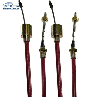 Cable de freno de remolque de acero inoxidable de 1240 mm de longitud exterior/1480 mm de longitud interior