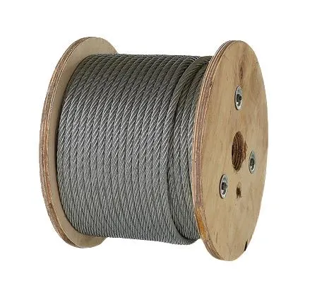 Ascensor 8X19s+Cuerda de alambre de acero con núcleo de sisal Cuerda de alambre no galvanizada