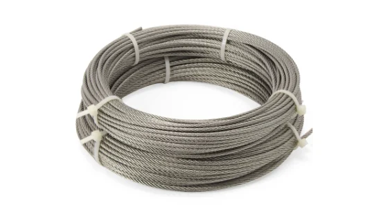 Cable de acero inoxidable 316 7X7 Cuerda de alambre de acero de 3 mm 2000 m / carrete